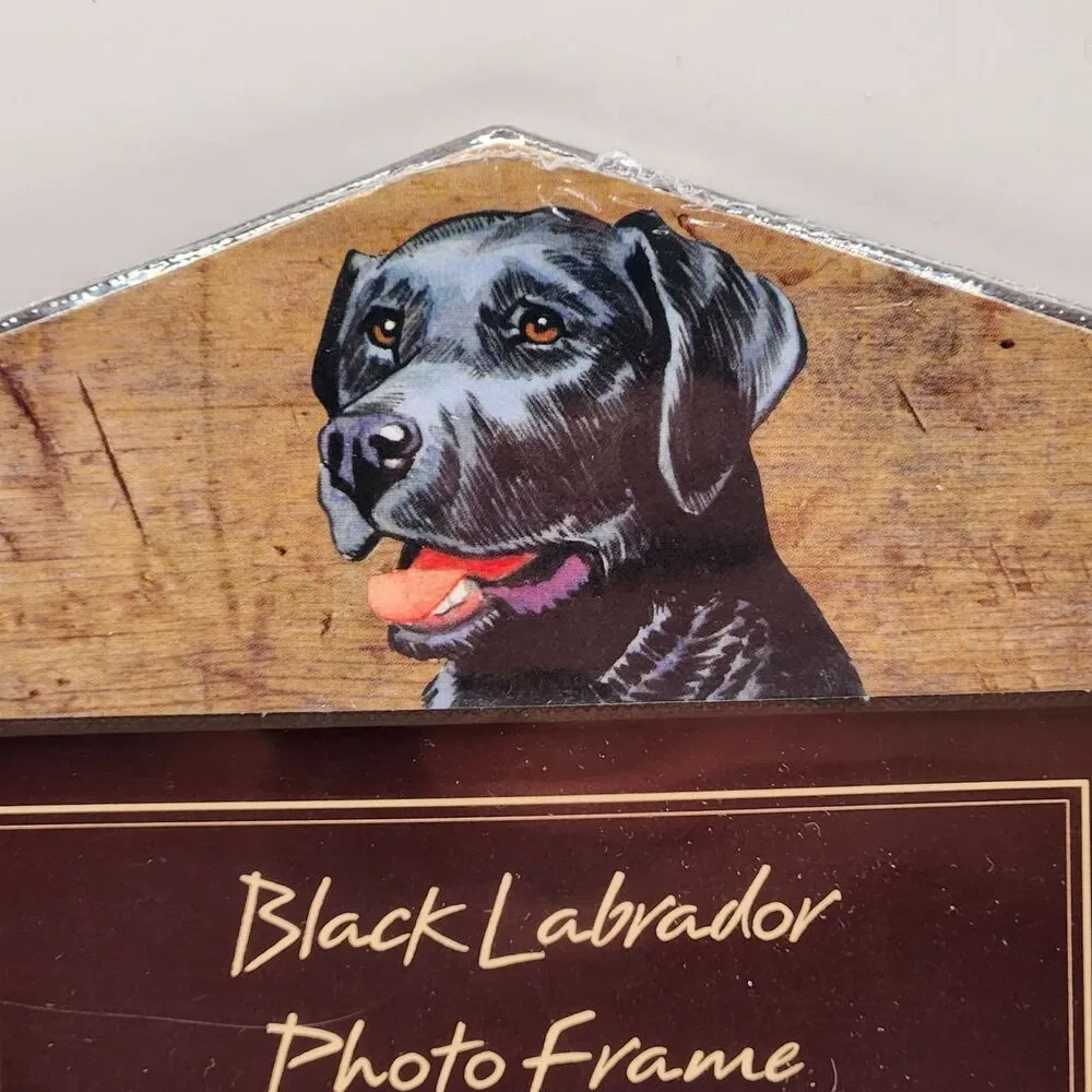 Black Lab Photo Frame Maple Lane Press 3x5 Or 4×6 New